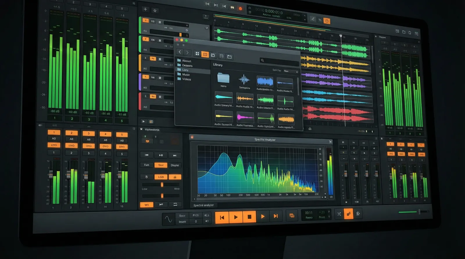 澳门威尼斯人官网 音效素材库界面展示